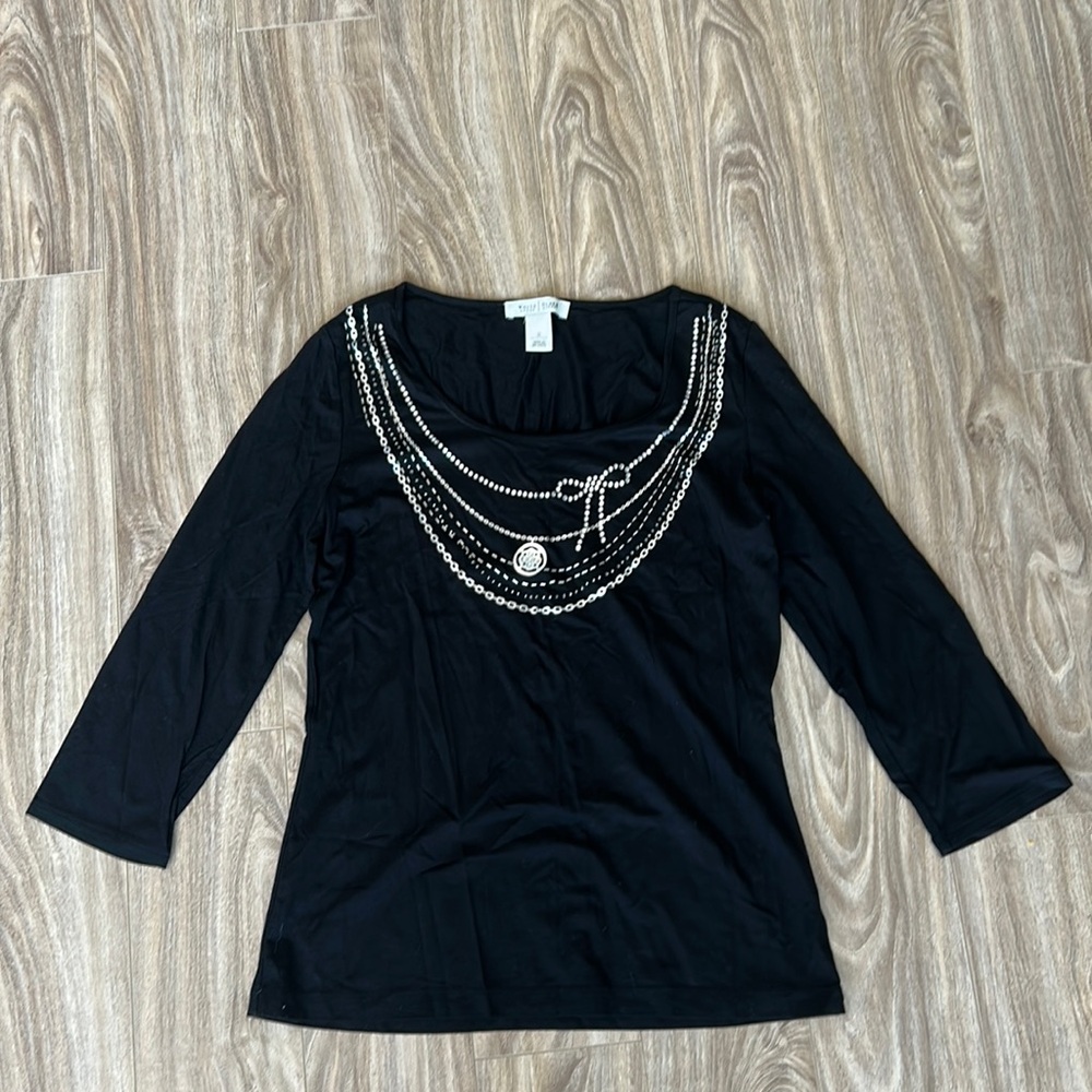 White House Black Market Long Sleeve Top